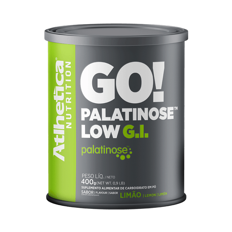 Palatinose Go! Low G.I Lata com 400g - Limão