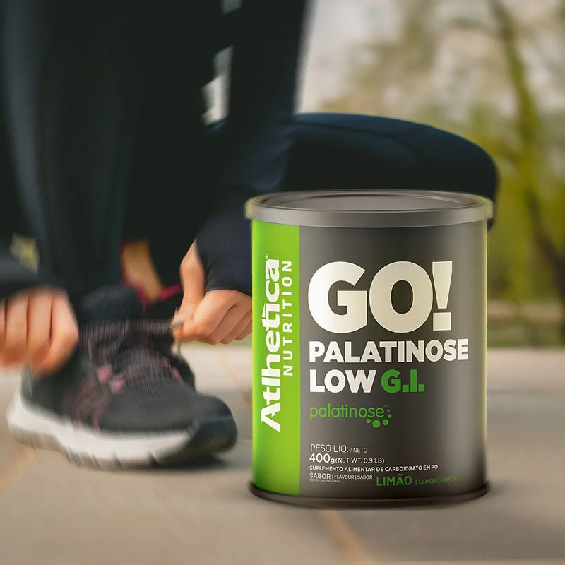 Palatinose Go! Low G.I Lata com 400g - Limão
