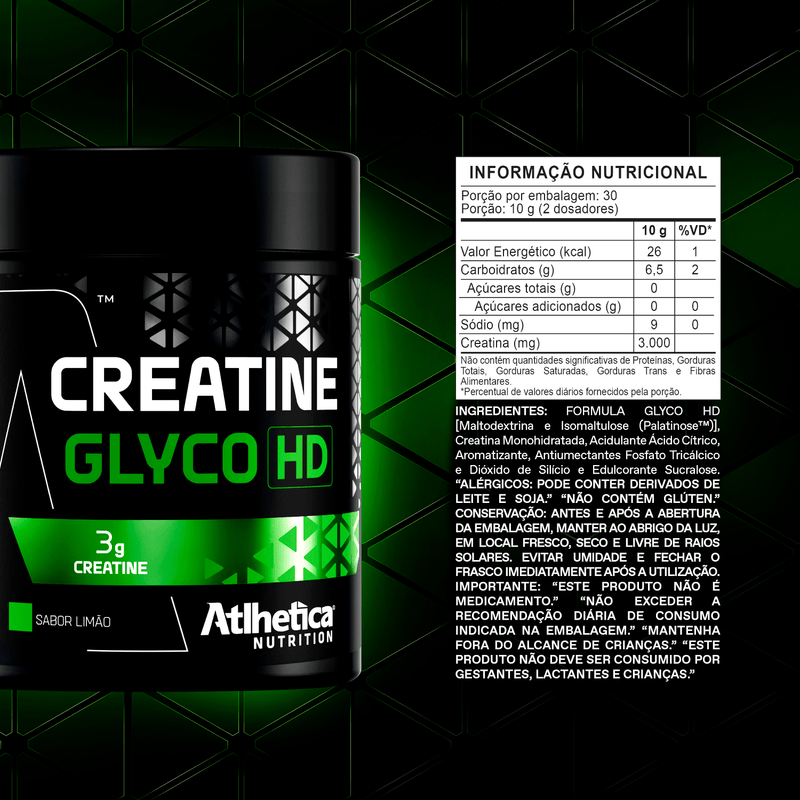 Creatine Glyco HD 300g - Limão