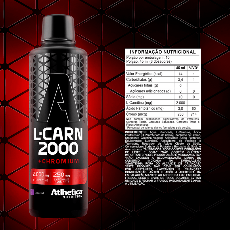 L-Carnitine 2000 480ml - Uva