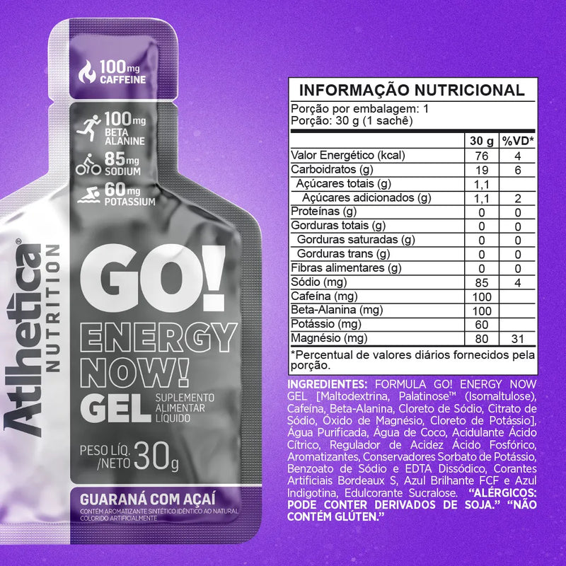 Go! Energy Now Gel Guaraná com Açaí