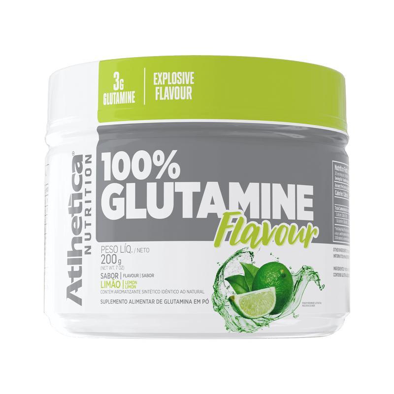 100% Glutamine Flavour 200g -Limão