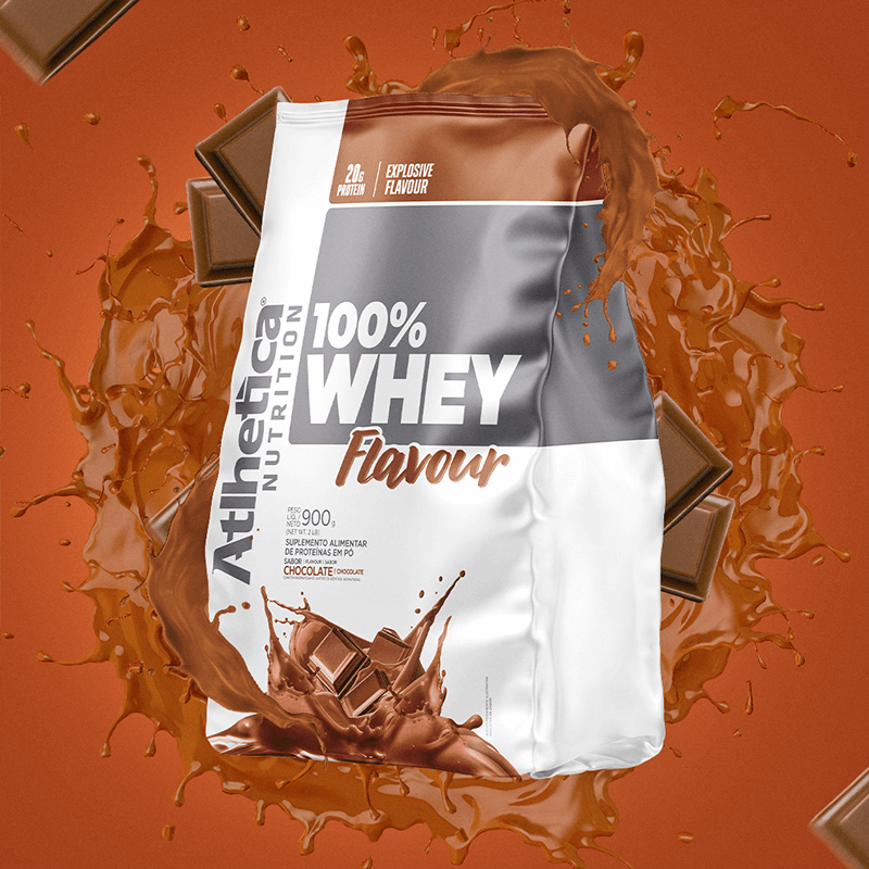 100% Whey Flavour Chocolate Pacote