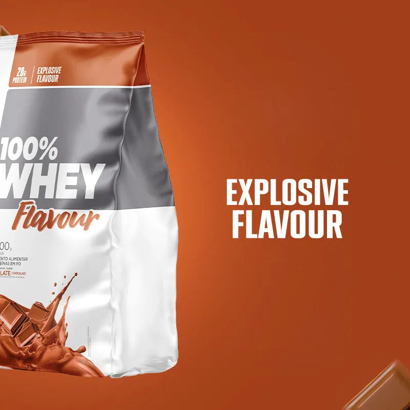 100% Whey Flavour Chocolate Pacote