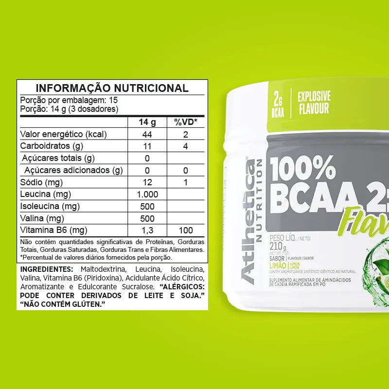 100% BCAA Flavour 210g - Limão
