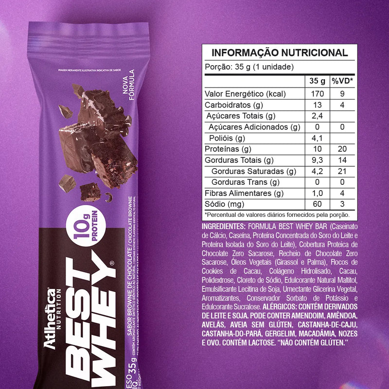 Best Whey Bar Brownie Chocolate
