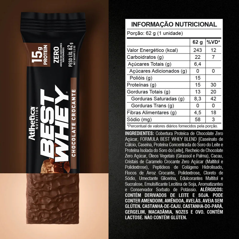 Best Whey Bar Chocolate Crocante