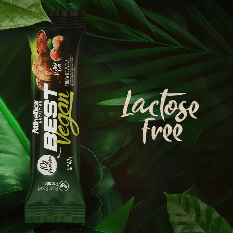 Best Vegan Bar Caixa com 12 Barras de 47g - Trufa de Avelã