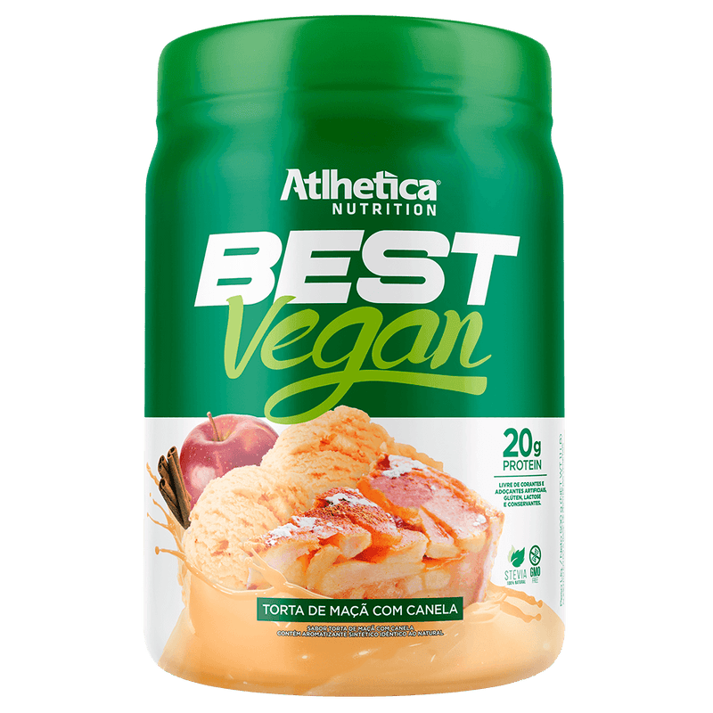 Whey Best Vegan Protein 500g - Torta de Maçã com Canela