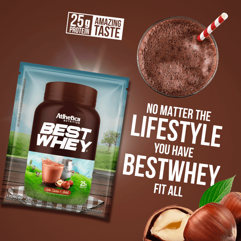 Best Whey Protein - Leite, Cacau & Avelã