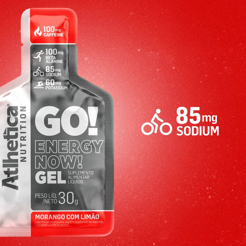 Go! Energy Now Gel Morango com Limão