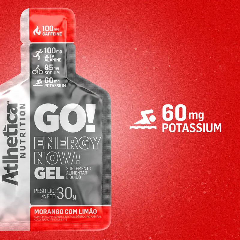 Go! Energy Now Gel Morango com Limão