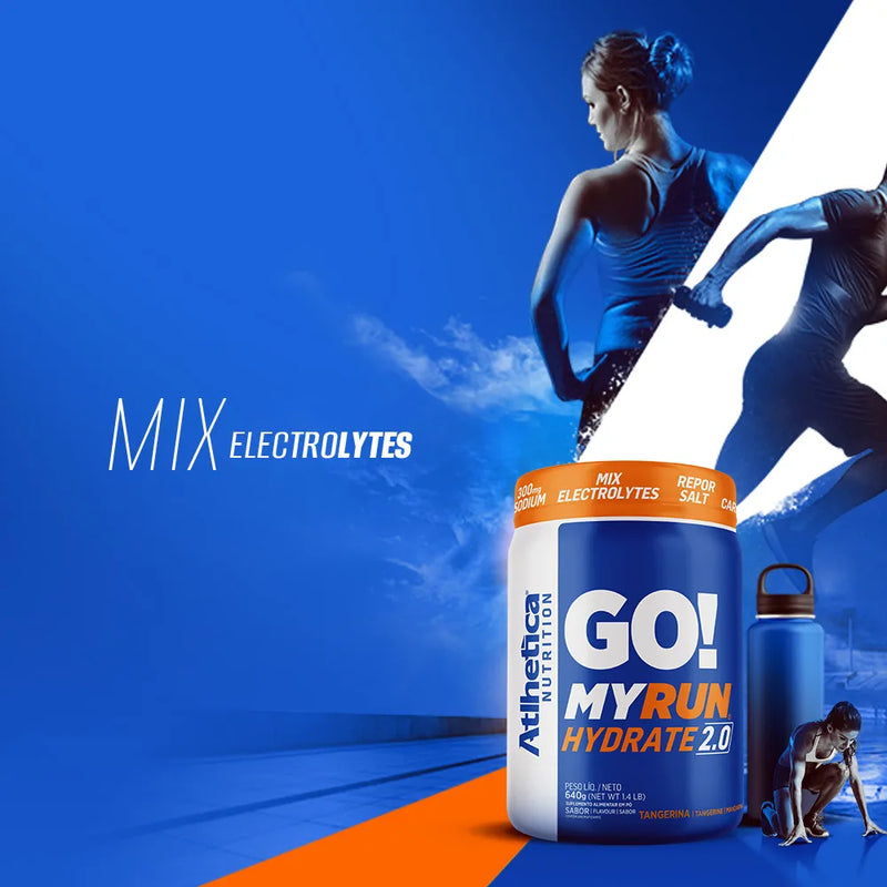 Suplemento Go! My Run Recovery 4:1 640g - Tangerina