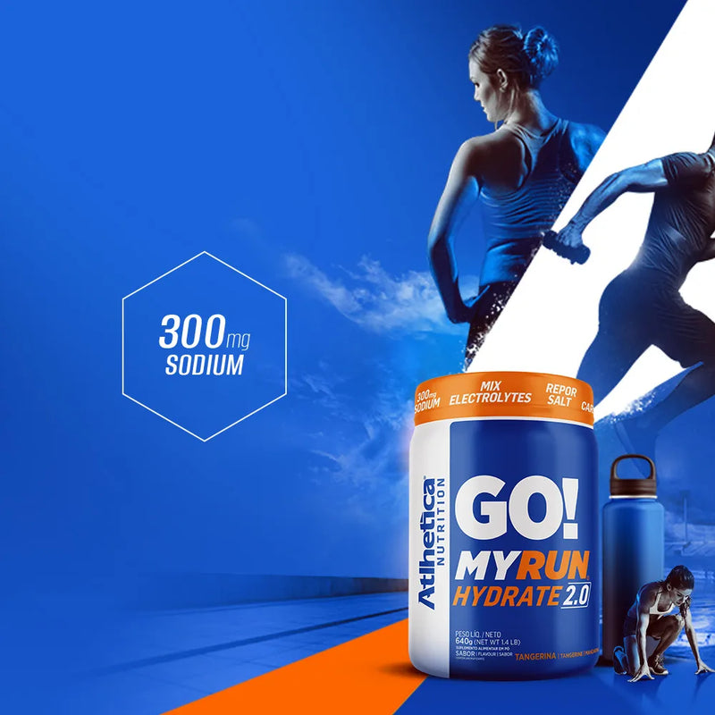 Suplemento Go! My Run Recovery 4:1 640g - Tangerina