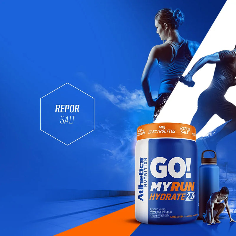 Suplemento Go! My Run Recovery 4:1 640g - Tangerina