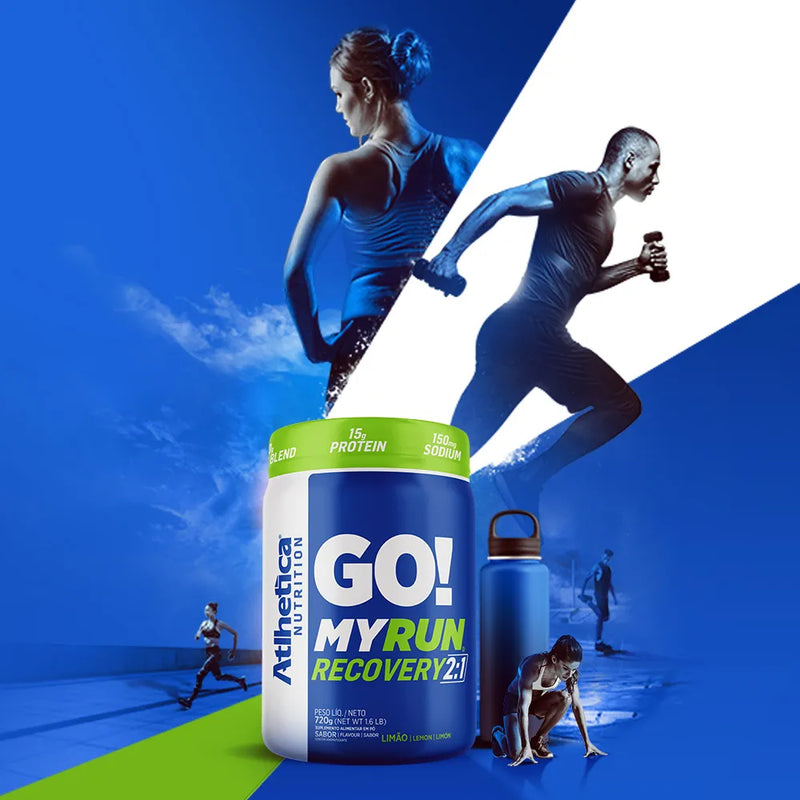 Suplemento Go! My Run Recovery 2:1 720g - Limão