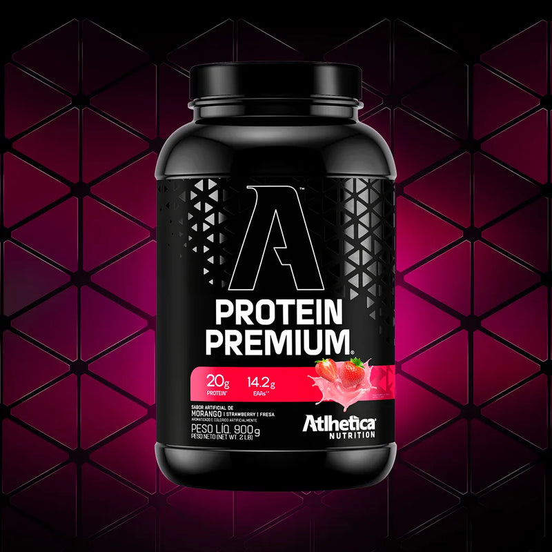 Whey Protein Premium 900g - Morango