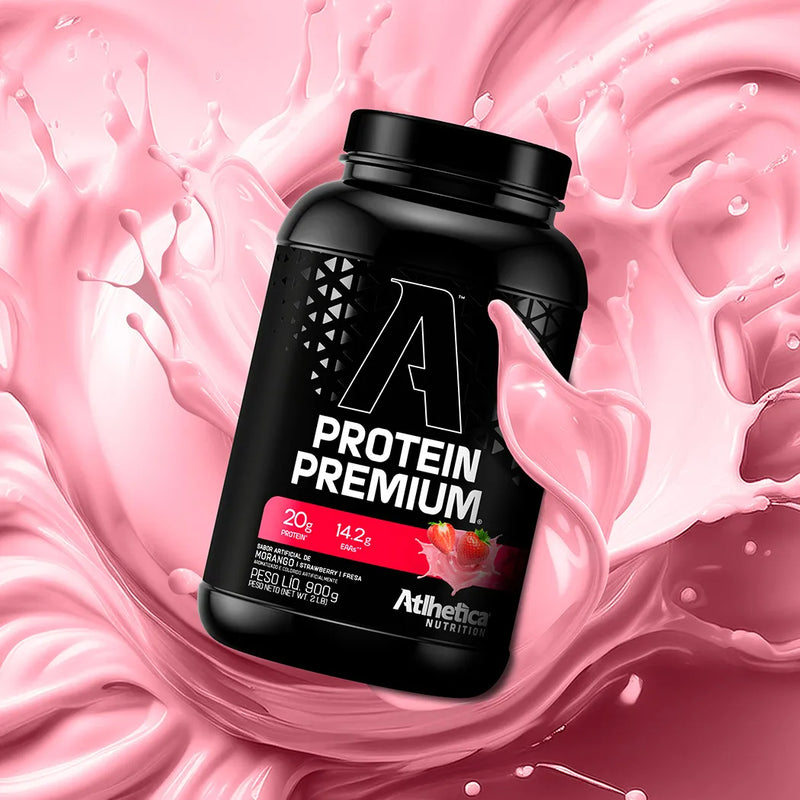 Whey Protein Premium 900g - Morango