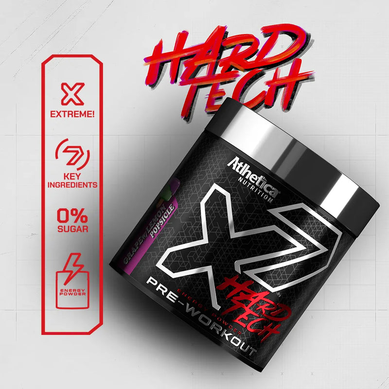 Pré Treino X7 Hard Tech 200g - Grape com Lemon Popsicle